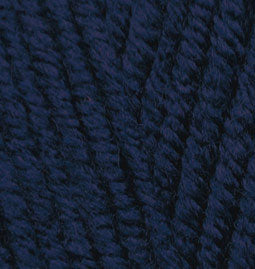 Alize Superlana Maxi – 058 – Dark Blue – fir gros cu lână pentru tricotat