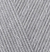 Alize Diva – 355 – Grey – fir fin pentru croșetat și tricotat