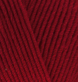 Alize Cotton Gold – 390 – Blood Red – fir cu bumbac pentru croșetat