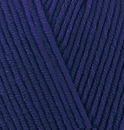 Alize Cotton Gold – 058 – Dark Blue – fir cu bumbac pentru croșetat