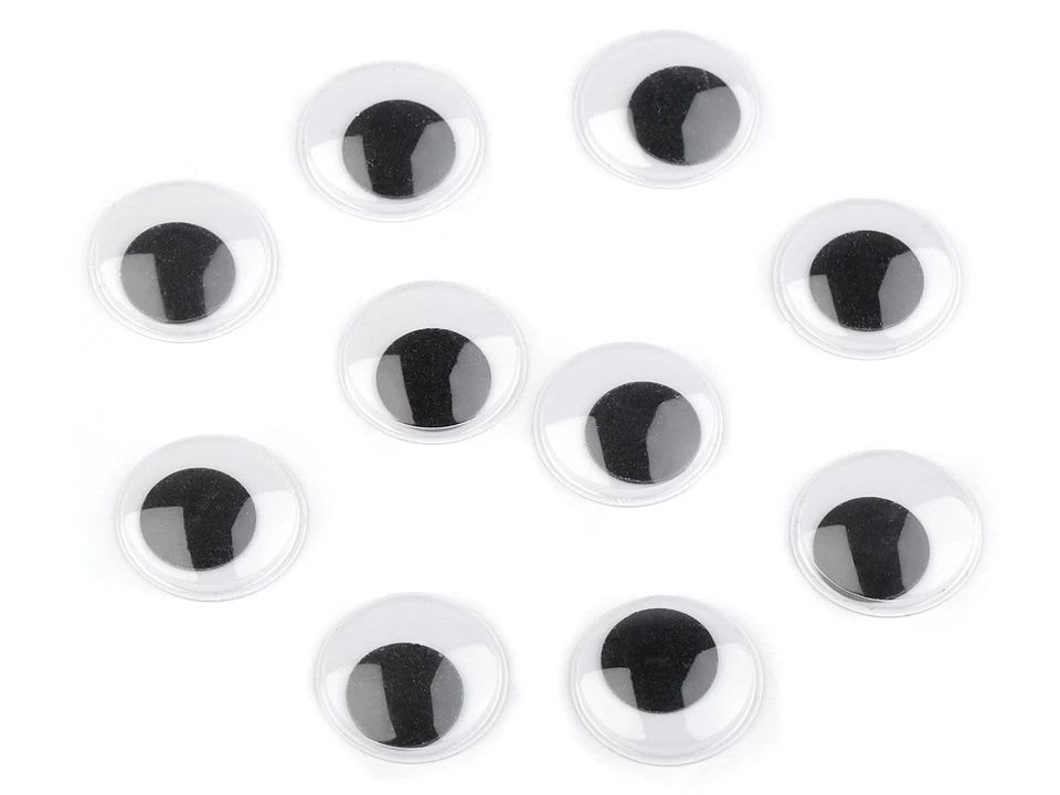 Ochi mobili autoadezivi, Ø25 mm (2buc)