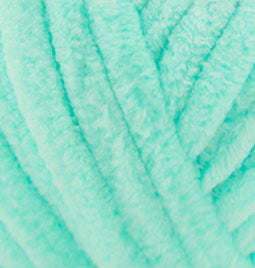Alize Velluto – 019 – Light Turquoise – fir plușat pentru croșetat