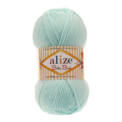 Alize Baby Best – 019 – Light Turquoise – fir moale pentru croșetat și tricotat
