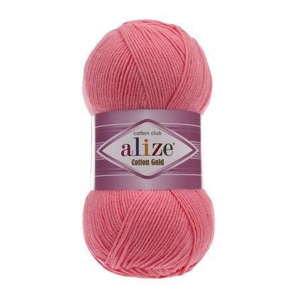Alize Cotton Gold – 033 – Candy Pink – fir cu bumbac pentru croșetat