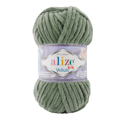 Alize Velluto - 003 - Olive Green