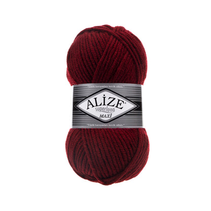 Alize Superlana Maxi – 057 – Cherry – fir gros cu lână pentru tricotat