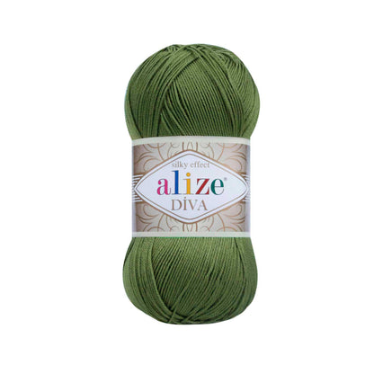 Alize Diva – 079 – Amazonas – fir fin pentru croșetat și tricotat
