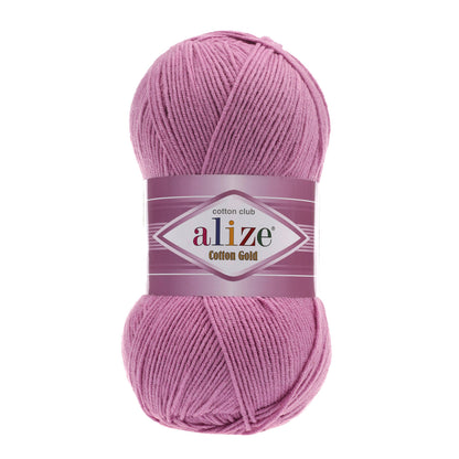 Alize Cotton Gold – 098 – Pink – fir cu bumbac pentru croșetat