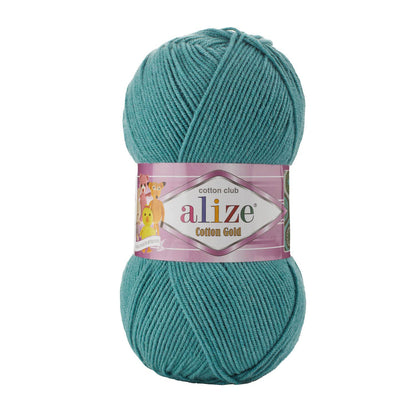 Alize Cotton Gold – 156 – Teal – fir cu bumbac pentru croșetat
