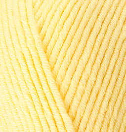 Alize Cotton Gold – 187 – Light Yellow – fir cu bumbac pentru croșetat