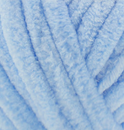 Alize Velluto – 218 – Baby Blue – fir plușat pentru croșetat