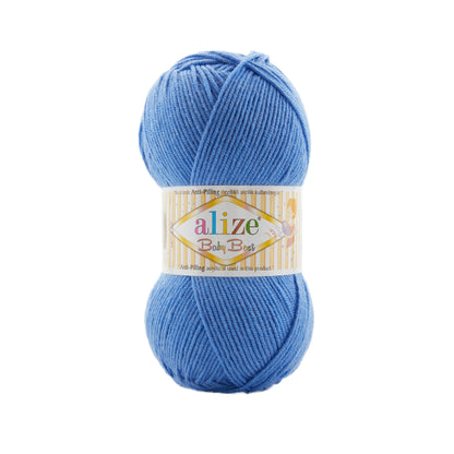 Alize Baby Best – 237 – Royal Blue – fir moale pentru croșetat și tricotat