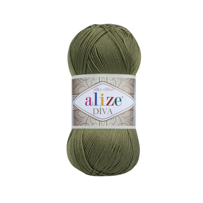 Alize Diva – 273 – Fen Green – fir fin pentru croșetat și tricotat