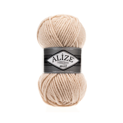 Alize Superlana Maxi – 310 – Honey – fir gros cu lână pentru tricotat