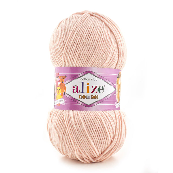 Alize Cotton Gold – 401 – Ice Cream – fir cu bumbac pentru croșetat