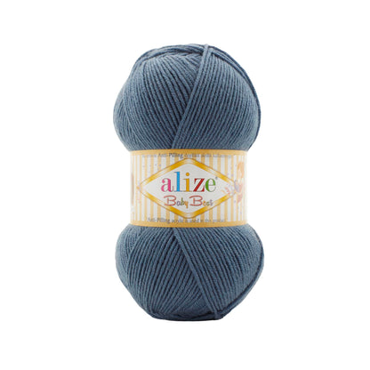 Alize Baby Best – 418 – Bluemarin – fir moale pentru croșetat și tricotat