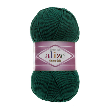 Alize Cotton Gold – 426 – Jungle Green – fir cu bumbac pentru croșetat