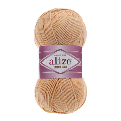 Alize Cotton Gold – 446 – Brown Sugar – fir cu bumbac pentru croșetat