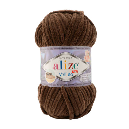 Alize Velluto - 493 - Bear Brown