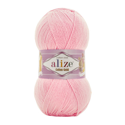 Alize Cotton Gold – 518 – Ballerina Pink – fir cu bumbac pentru croșetat