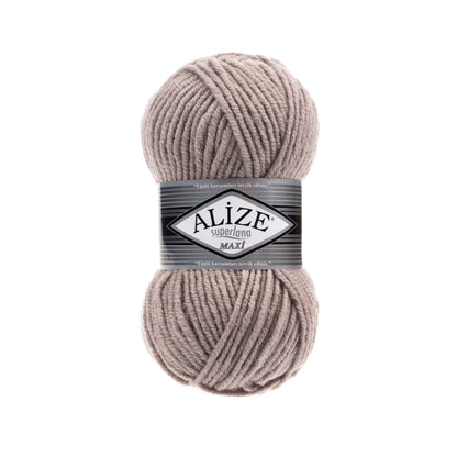 Alize Superlana Maxi – 541 – Light Grey – fir gros cu lână pentru tricotat