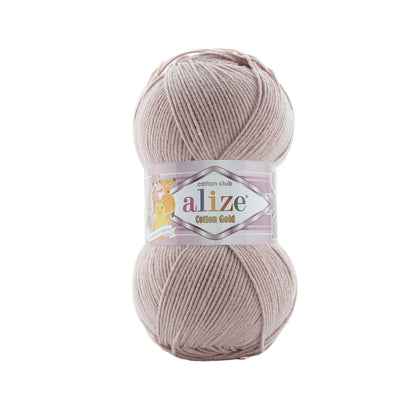 Alize Cotton Gold – 592 – Dusty Grey – fir cu bumbac pentru croșetat