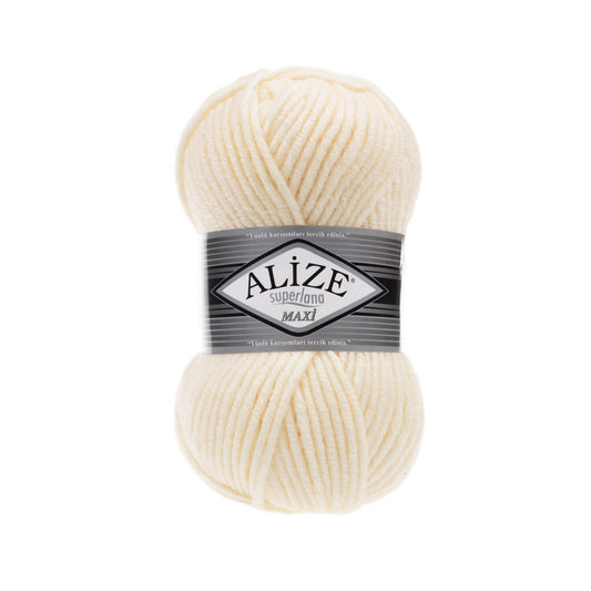 Alize Superlana Maxi - 599 - Dark Cream