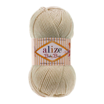 Alize Baby Best – 599 – Dirty White – fir moale pentru croșetat și tricotat