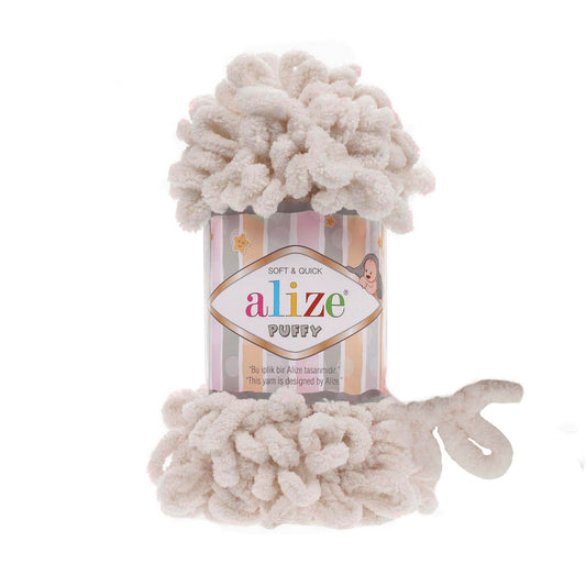 Alize Puffy - 599 - Dirty White