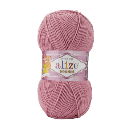 Alize Cotton Gold – 676 – Dark Pink – fir cu bumbac pentru croșetat