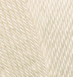 Alize Diva – 067 – Shine Cream – fir fin pentru croșetat și tricotat