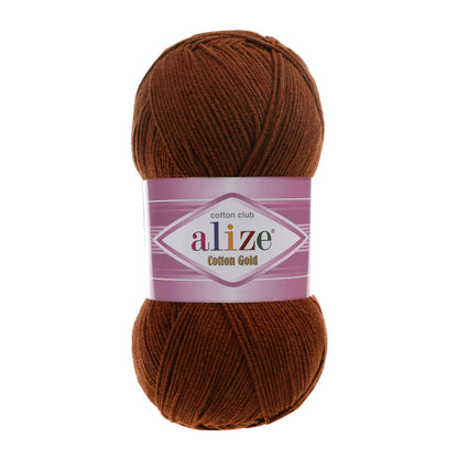 Alize Cotton Gold – 690 – Dark Copper – fir cu bumbac pentru croșetat