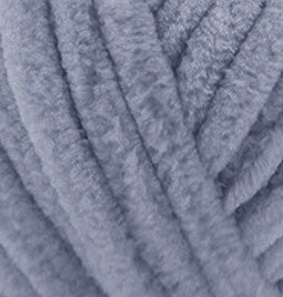 Alize Velluto – 087 – Coal Grey – fir plușat pentru croșetat