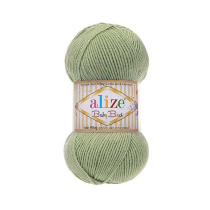 Alize Baby Best – 138 – Olive – fir moale pentru croșetat și tricotat