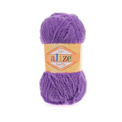 Alize Softy – 044 – Purple – fir pufos pentru croșetat