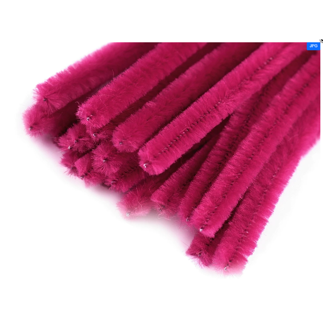 Sarma plusata Ø6mm - 30 cm - Fuchsia inchis (20buc)