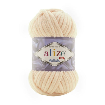 Alize Velluto – 310 – Honey – fir plușat pentru croșetat
