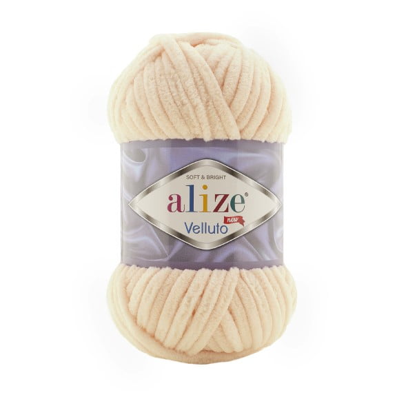 Alize Velluto – 310 – Honey – fir plușat pentru croșetat