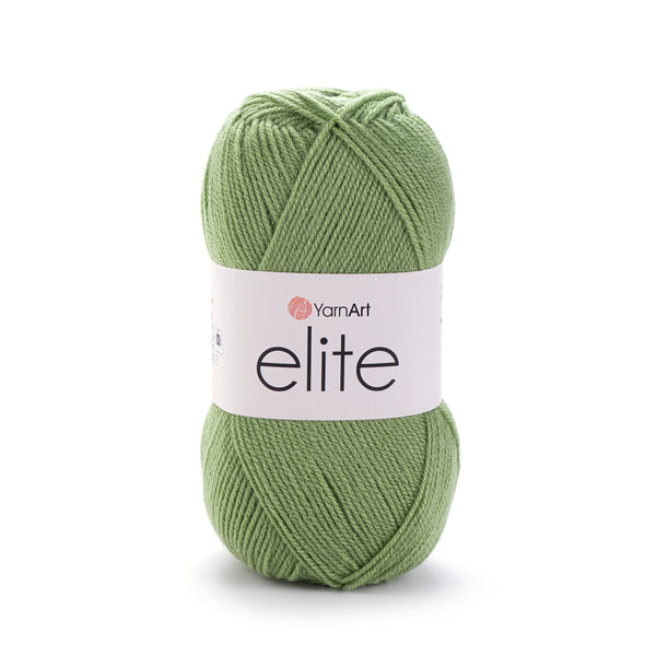 YarnArt ELITE – 069 – Olive Green – fir pentru croșetat și tricotat