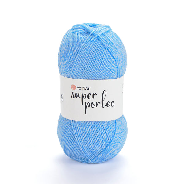 YarnArt SuperPerlee – 215 – Light Blue – fir pentru croșetat și tricotat