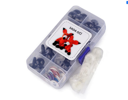 Set de ochi pentru figurine cu sclipici Ø16mm