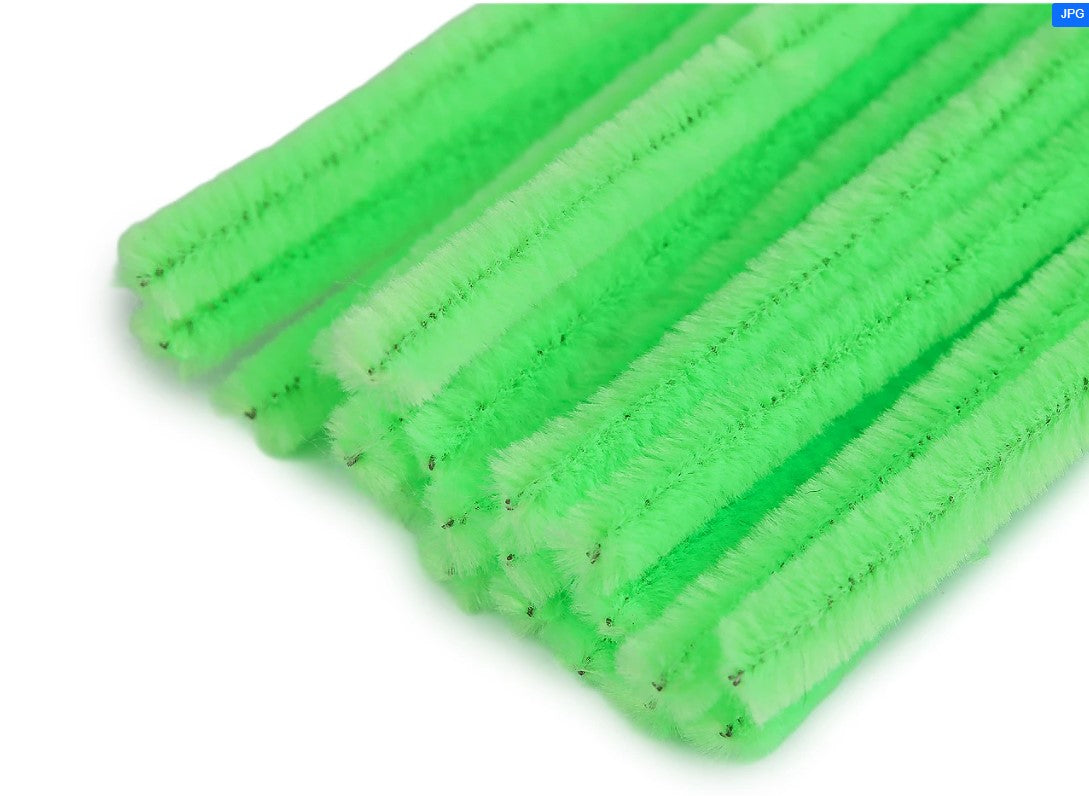 Sarma plusata Ø6mm - 30 cm - Verde deschis (20buc)